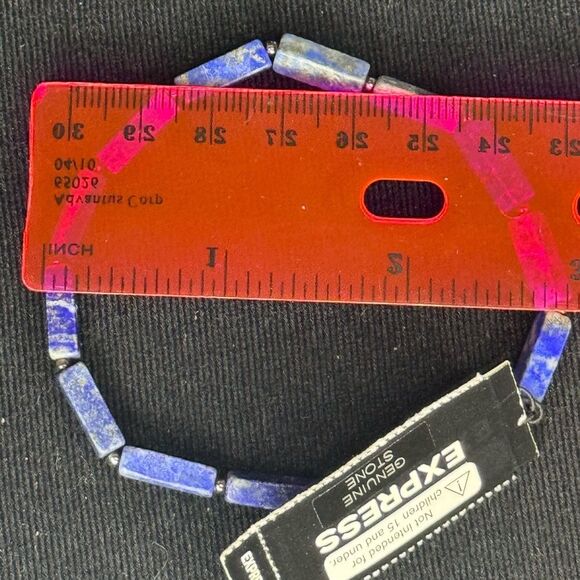 Express Stretch Brown Marbled Genuine Stone Bracelet - Picture 5 of 11